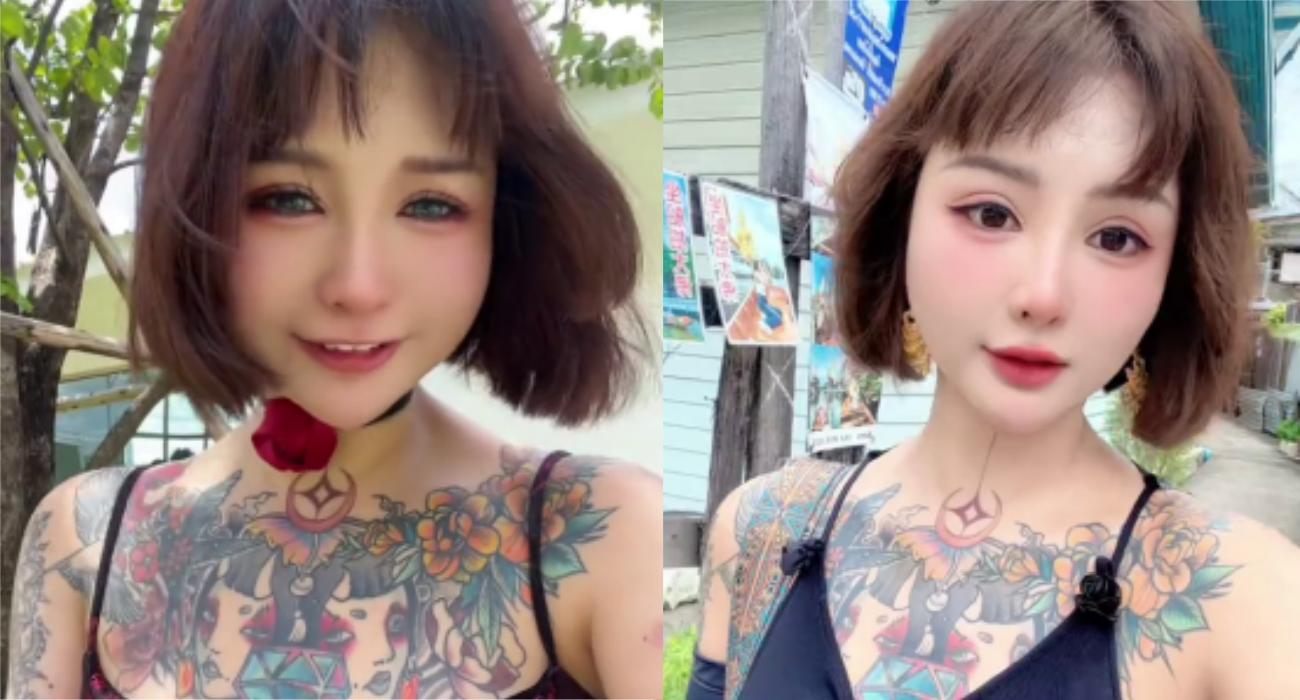 抖音网红盼兮何夕 骑共享单车被车轮卷掉裙子露出奶子视频全网疯传!