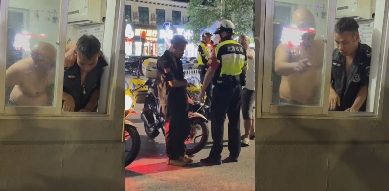 我是一名保安 调教业主小芳 广西北海保安调戏女业主被老公暴打视频流出