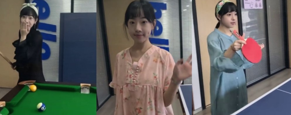 在最好的时光 你我相逢总是媛 克莱因科技有限公司最新文化台球媛和乒乓球媛齐聚一堂