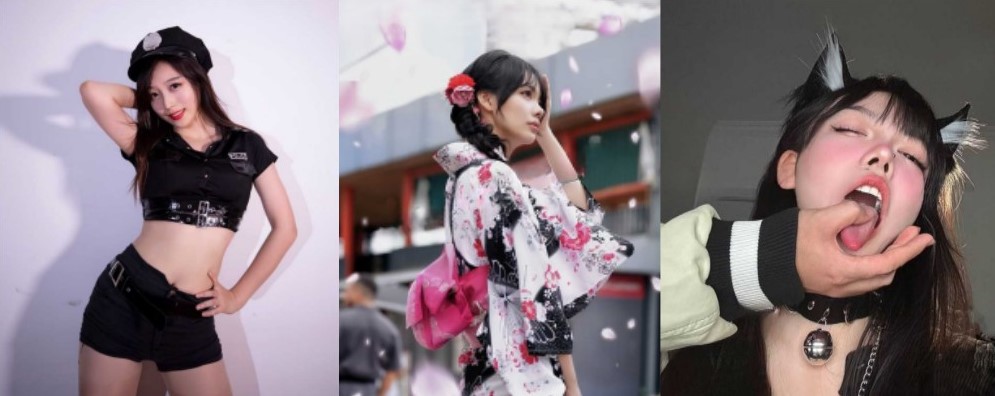 母狗都是被训练出来的 抖音大网红陈泽共拍视频的极品美女网红六花被金主调教视频曝光