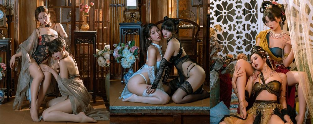 网红模特姐妹花 轩萧学姐 奶桃桃 上演女同情欲互相爱抚 深情演绎巨作经典