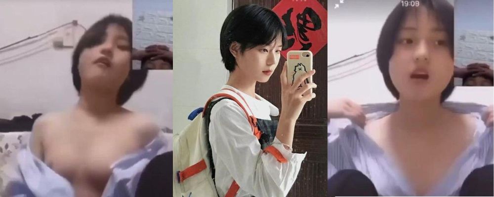 浙江镇中初一1班女学生赵新妍裸聊曝光 小小年纪身材超赞 从容自信展示美乳
