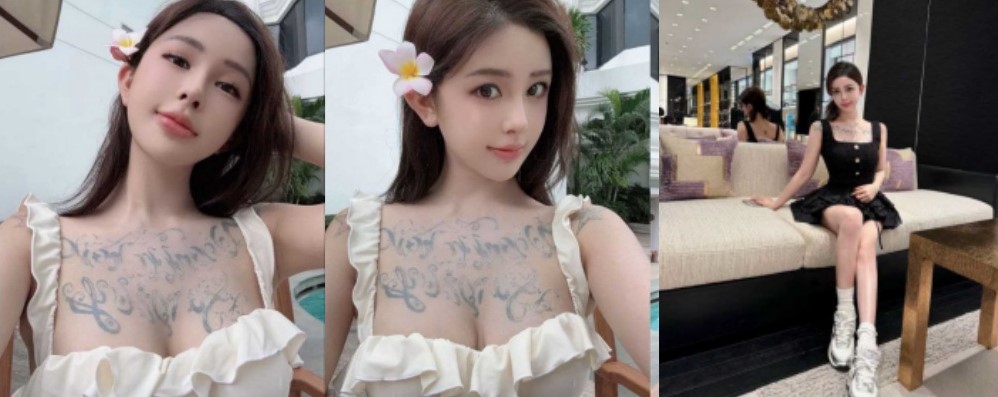 利用勾股定理整出屹立挺拔的美乳 抖音尼基-xpp整形胸部全过程视频流出