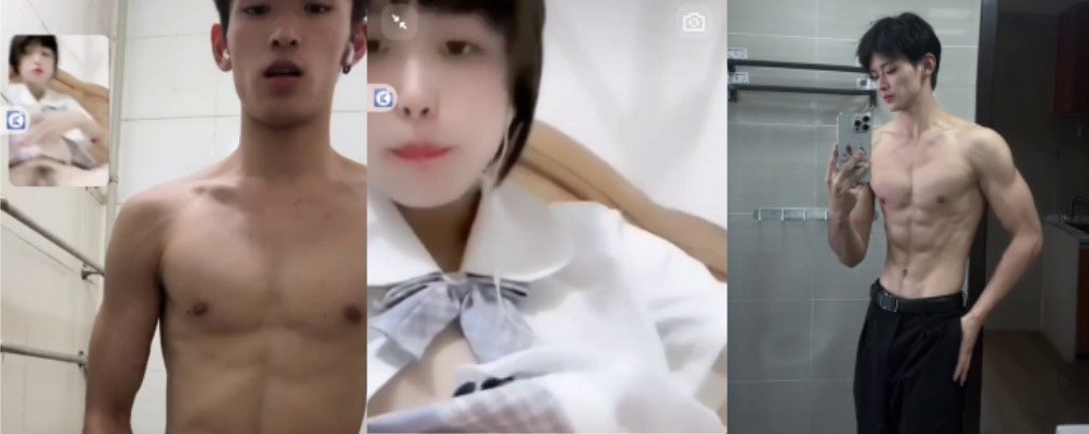 表面腹肌男 私下猥琐男 四川绵阳师范大学高新校区网红王星越网上裸聊 对打飞机视频流出