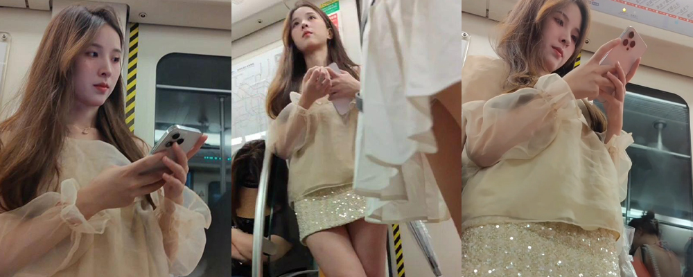 白色性感的翘臀韵味十足 地铁抄底超短裙美女全程被跟拍视频流出