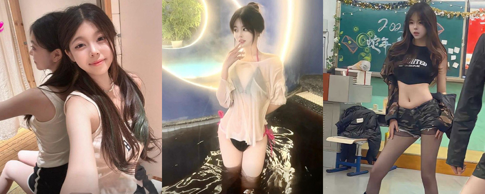班霸当众跳起火辣舞蹈 因奶子太大把胸衣蹦开 春光乍泄引爆全场骚动