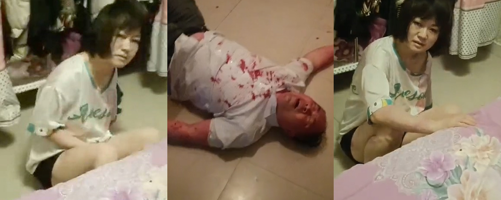 捉奸大戏现场直击 奸夫淫妇被女方亲戚捉奸在床暴揍 亡命鸳鸯双双被棍棒教育