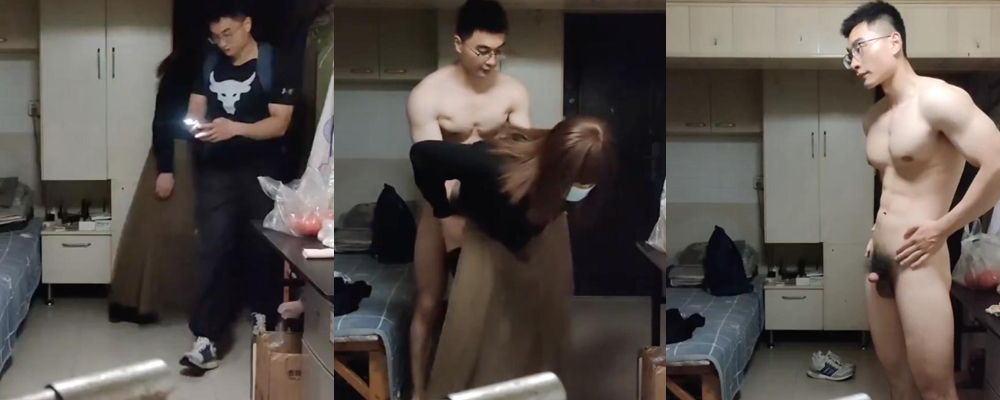 眼镜健身猛男后入打桩直言肛门太紧 伪娘阿红约炮小红书网红炽阳视频流出