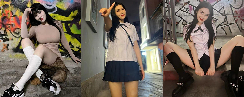 湖南长沙女大学生肖涵韵私教课上勾引教练 居家3p体验完美的前后夹击 狗子看了都口水直流