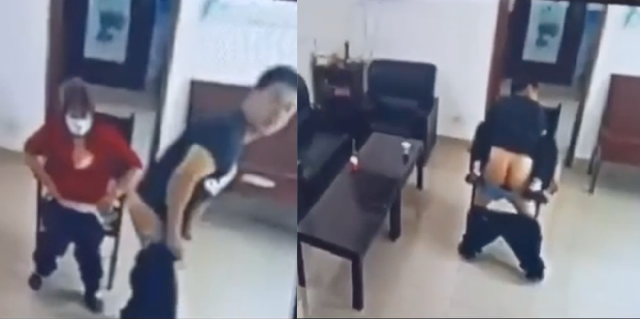 【这对领导又管不住裤裆!】山东潍坊市于河镇两干部村书记与妇女主任忘关摄像头 性爱视频流出