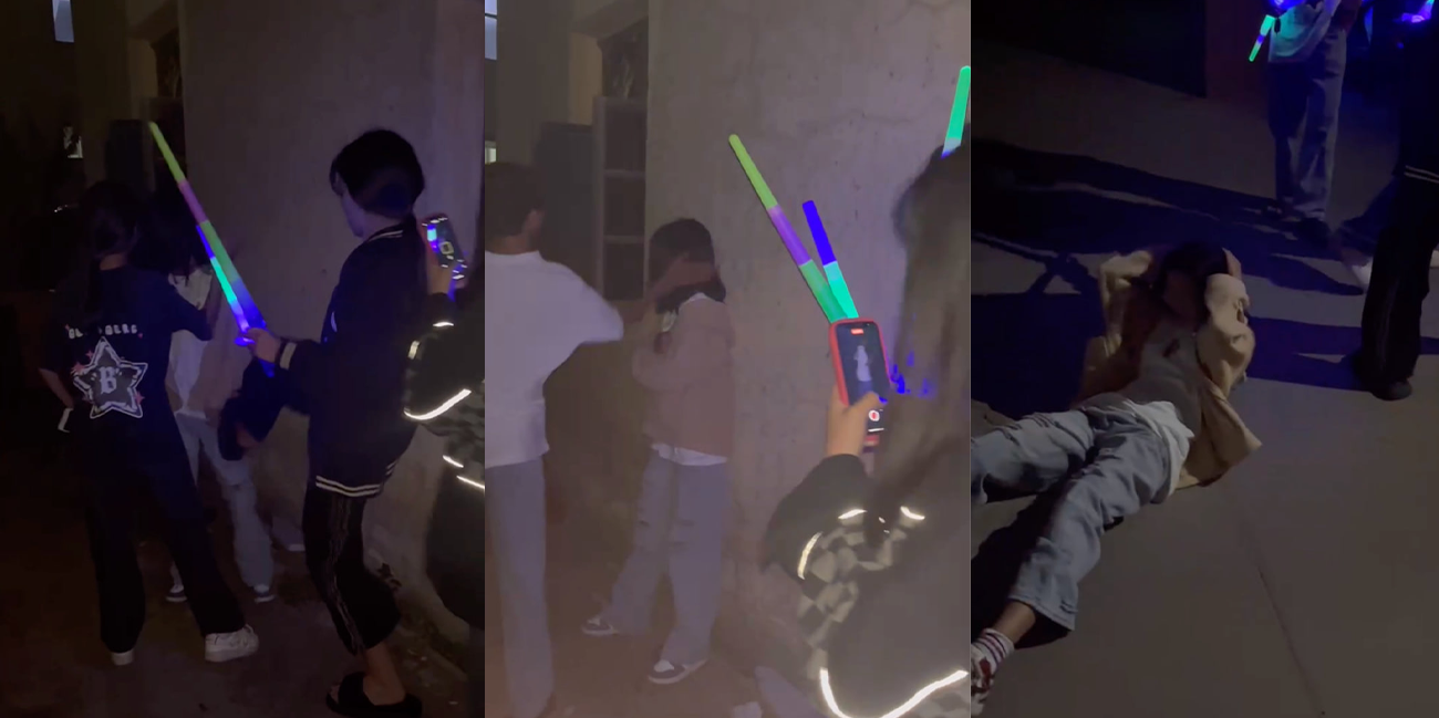 福建漳州市大坪霸凌事件 几个精神小妹伙同男友欺负弱小女孩!