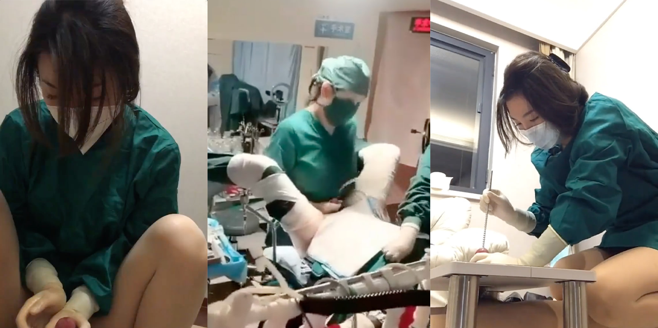 超稀缺资源 白衣天使不仅会救人还会帮病人提供服务现场帮打飞机 还会强势口交!
