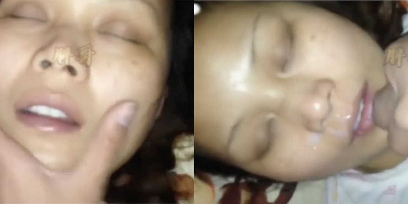 真的牛逼!胖哥准备迷奸自己的妈妈 没敢插逼 直接打飞机射嘴里