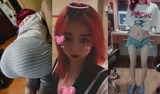 成都叛逆小妹 王子涵 因家教严而离家出走 之后放纵自我染红毛到处约炮