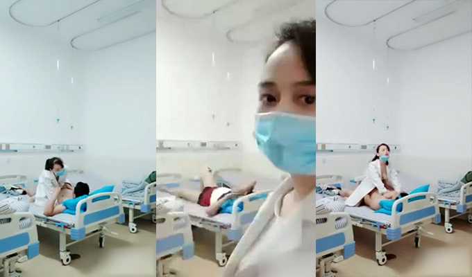 甘肃天水武山人民医院女医生 紧跟潮流下海直播 勾引男患者病房做爱浪叫连连!