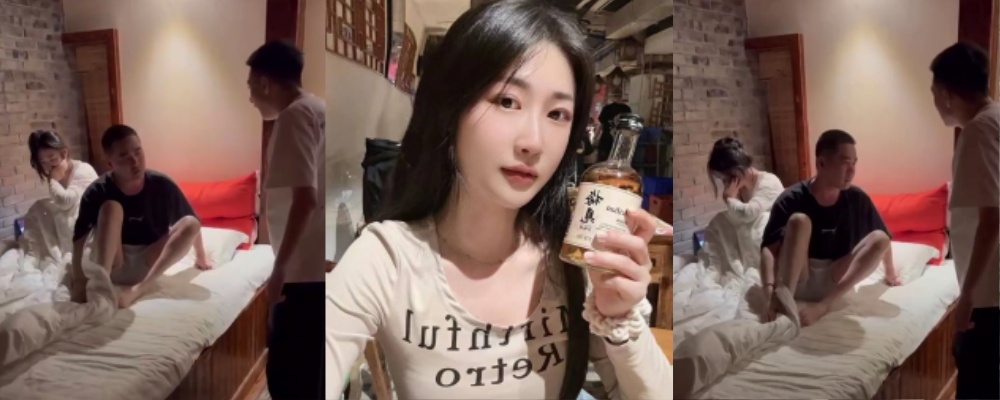 浙江温州丽水市捉奸事件!妻子带女儿寻奸夫被捉奸在床!女儿在旁玩iPad 女方在啪啪!4分11秒完整版视频