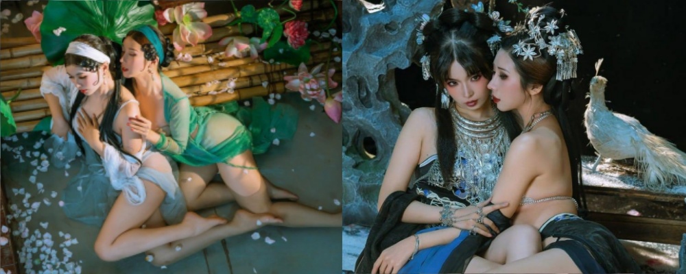 网红女神模特姐妹花 轩萧学姐 奶桃桃 大尺度私拍视频流出 双女化身性感女神互相爱抚