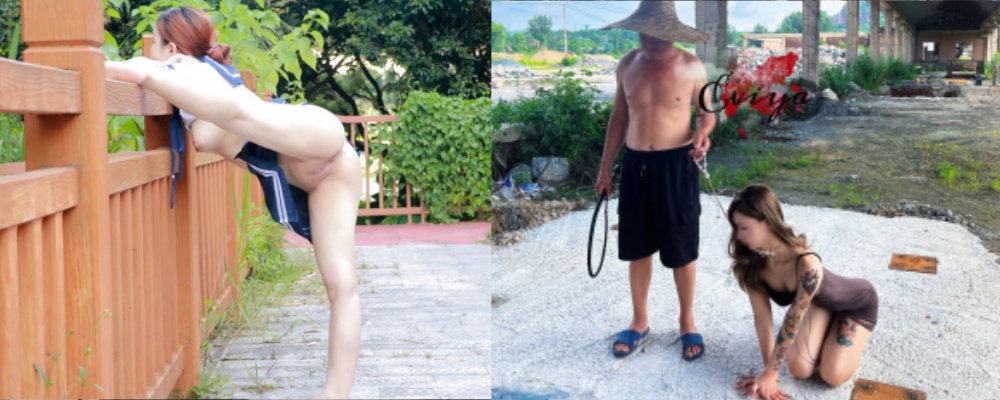 东北原创 潇洒哥 送出极品舞蹈生反差婊玩露出 给金主当母狗跪地爬行 精品调教标新立异