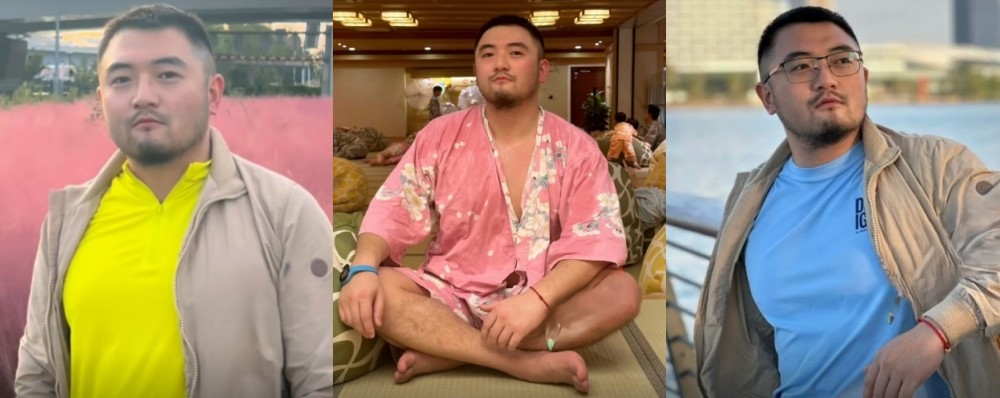 属于gay的激情抖音网红萌熊小叔与男友出租屋拼刺刀 上演男上加男