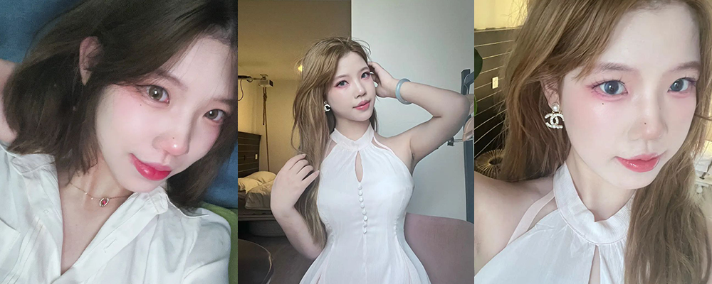 金色长发网红钰子给金主拍摄全裸在镜子前搔首弄姿视频被曝光
