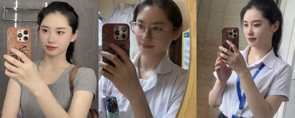 武汉白皙巨臀护士崔莉彤在孕期约炮炮友身穿白色毛衣口罩蒙眼镜口交曝光