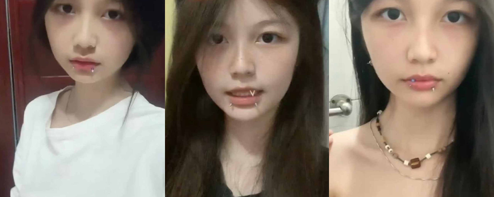 唇钉长发小妹俏皮无比 浙江可爱嫩妹王茜茜穿睡衣露奶自慰棒插肥逼视频曝光