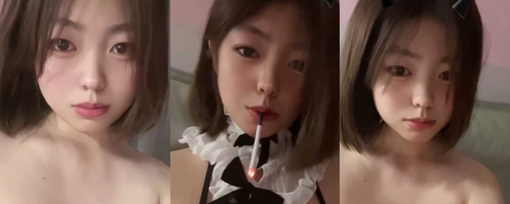 清纯甜美圆脸短发可爱妹子 河北保定容城学生妹章小芹穿短裙半裸上身揉奶骚逼视频曝光