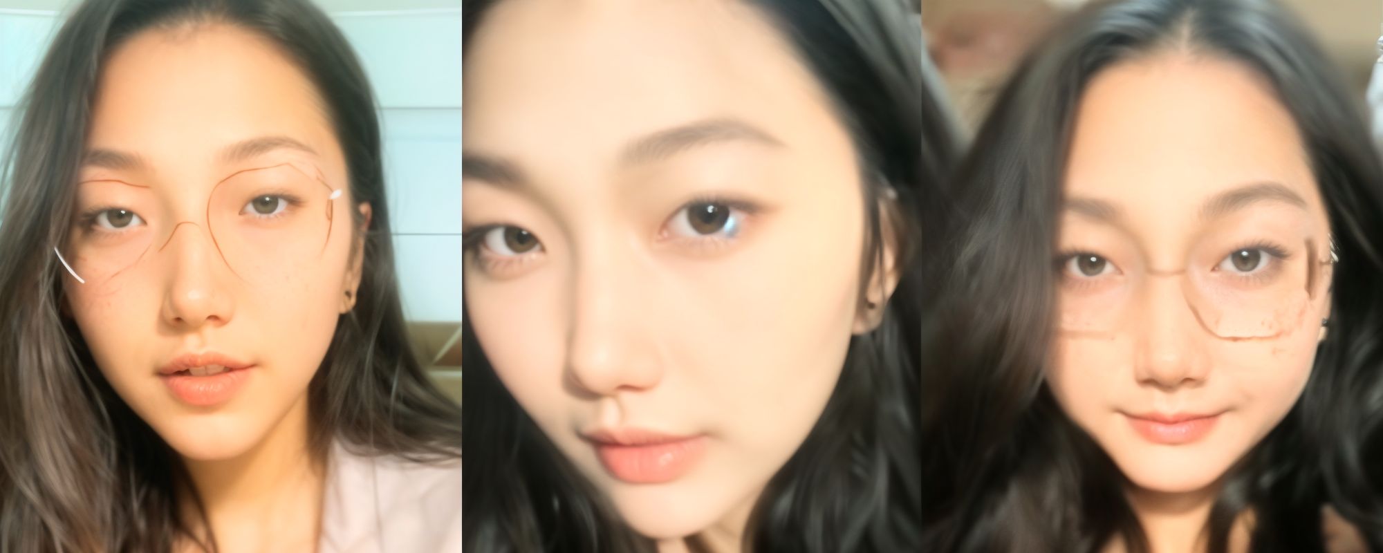 标致瓜子脸长发美女诱惑 北京科技大学高颜值眼镜婊徐静涵宿舍裸体揉奶抠逼视频曝光