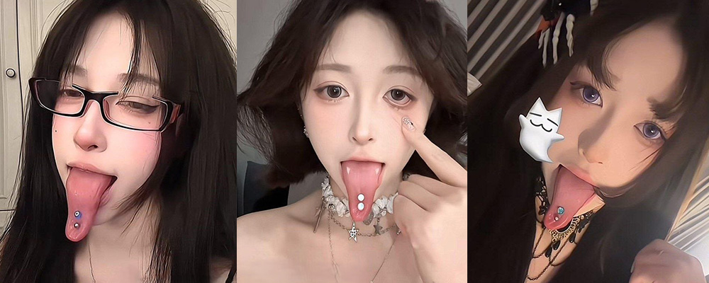 没有男人能在我嘴里坚持四分钟 AHegao美女舌钉加上技巧的加持下谁能抵挡 要不然你让你女朋友也去钉一个
