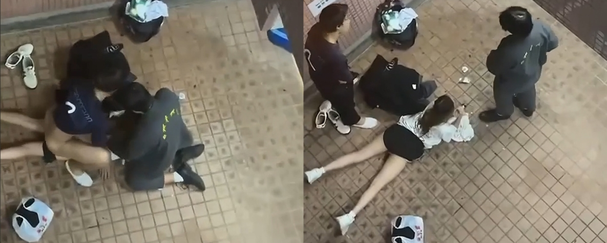离谱 香港两男一女住房天台上演活春宮3P 香艳画面震惊路人 街坊怒斥搞咩啊你哋真系
