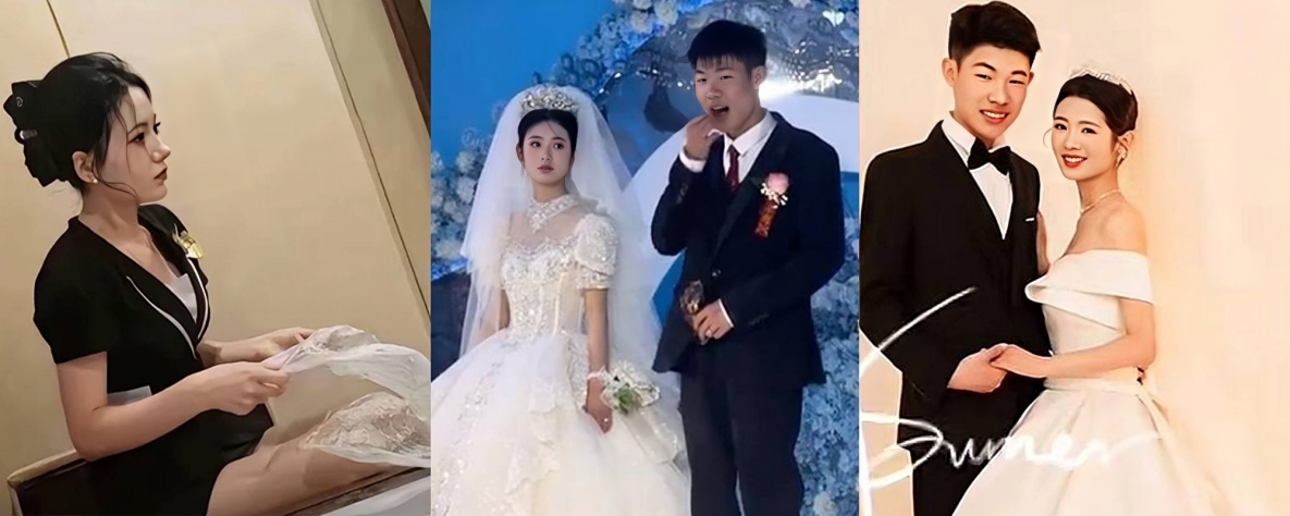 强大的网友 全网火遍的南阳槟榔哥后续 新婚老婆黑历史被扒 以前是莞式技师 不雅视频曝出