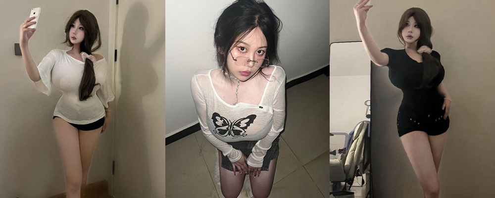 豪乳肥臀坦克身材 揉奶自慰妩媚动人 快手巨乳网红辣条Babbie大尺度私拍影像流出