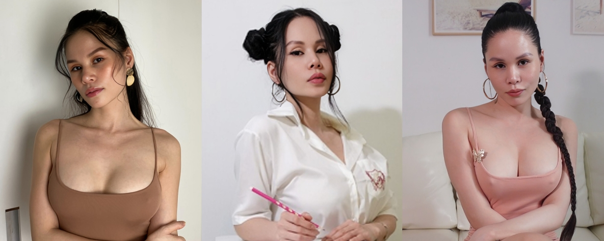 OF巨乳网黄Vinamoon露脸秀 修长美腿任君品尝 三穴轮插中出盛宴