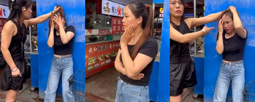 河南平顶山银茂菜市场30岁性感人妻卓婷出轨50岁大叔 原配大妈得知后怒不可遏曝光两人车震视频
