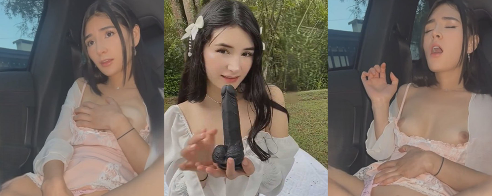 五官精致美貌绝伦中美混血名模Catsara下海拍片 户外露出一览无遗车震自慰惹人犯罪