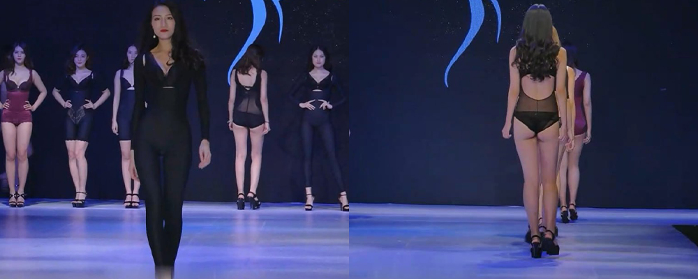 蒂卡之秀内衣晚会现场美女赤裸走秀 高挑身材阴毛清晰科技按 台下金主淫靡观看现场选妃带走