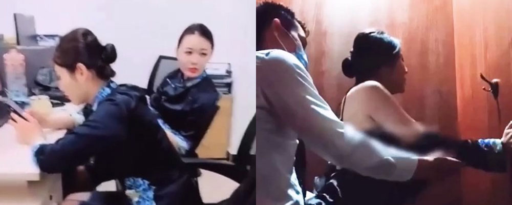 办公室里的倔强母狗与卫生间内的激情冒险 佛山售楼部女销售与土豪客户公厕激战视频曝光