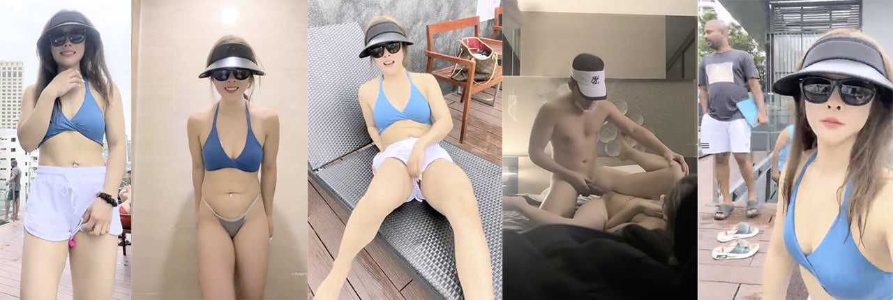 泰国买春指南【 翘臂木子 】出国旅游,泳池边 玩跳蛋,特意到红灯区找牛郎 开房啪啪得到了前所未有的满足