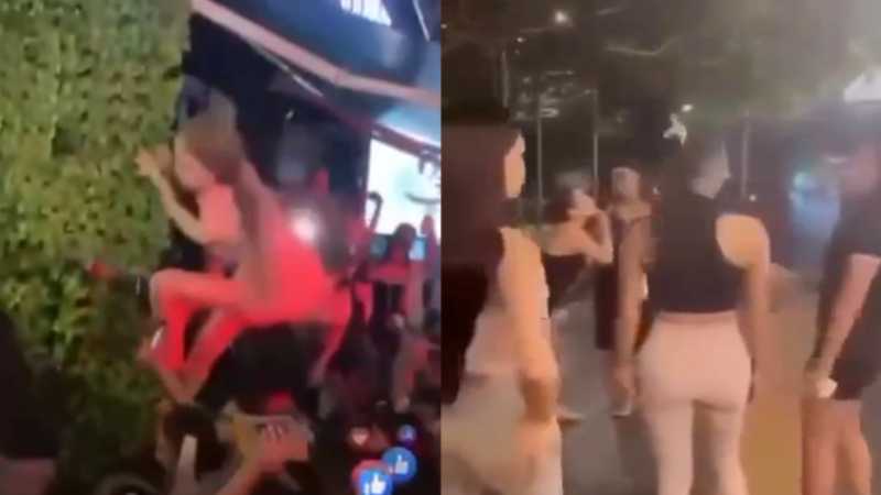 泰国人妖坐镇主场狂揍菲律宾人妖大获全胜 简直就是妖界大乱斗